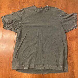 Abercrombie Vintage-Inspired Tee - Men's M in Dark Green Wash
